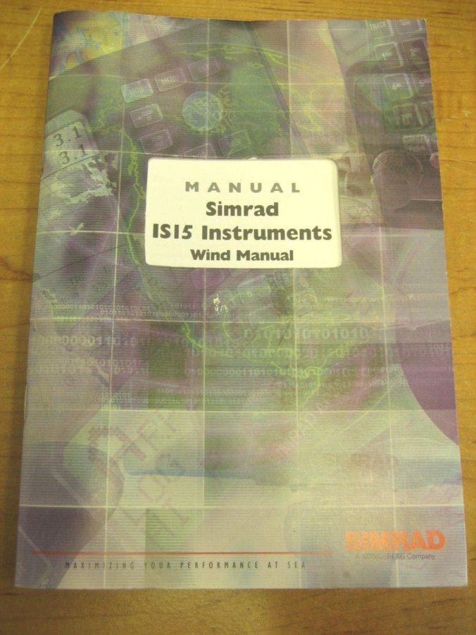 Simrad IS15 Instruments Wind Manual 20220752 - Max Marine Electronics