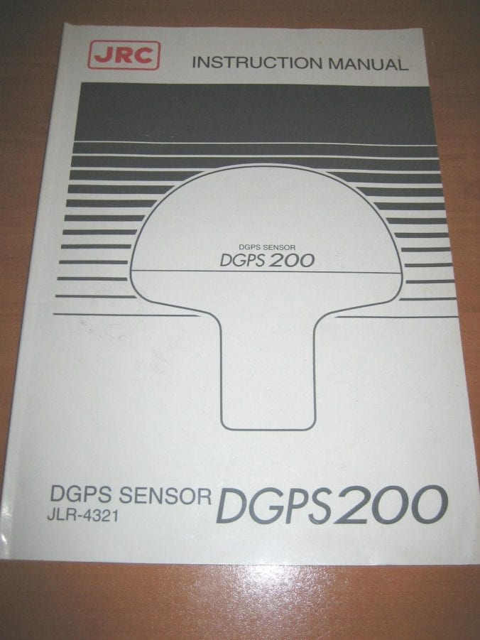 JRC DGPS Sensor DGPS200 Instruction Manual - Max Marine Electronics