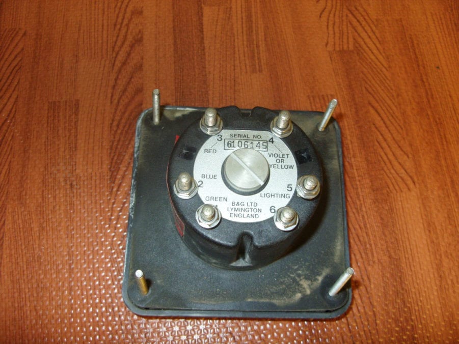 B & G Analogue Apparent Wind Angle AWA Direction Instrument Display ...