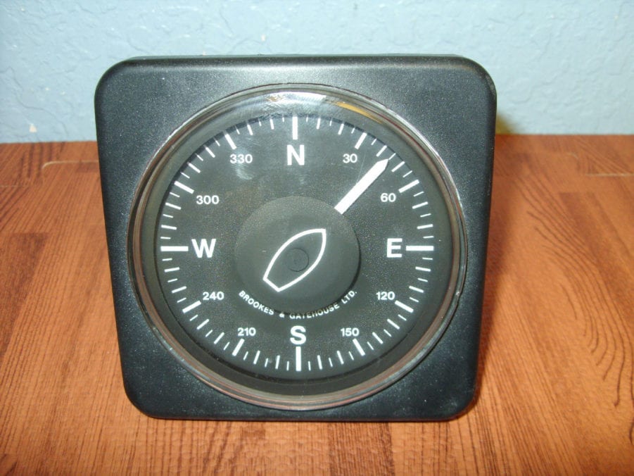 B & G Analogue Apparent Wind Angle AWA Direction Instrument Display ...