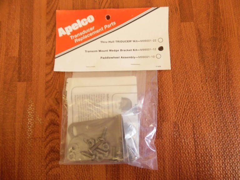 Apelco M9900112 Transom Mount Transducer Mounting Wedge Metal Bracket