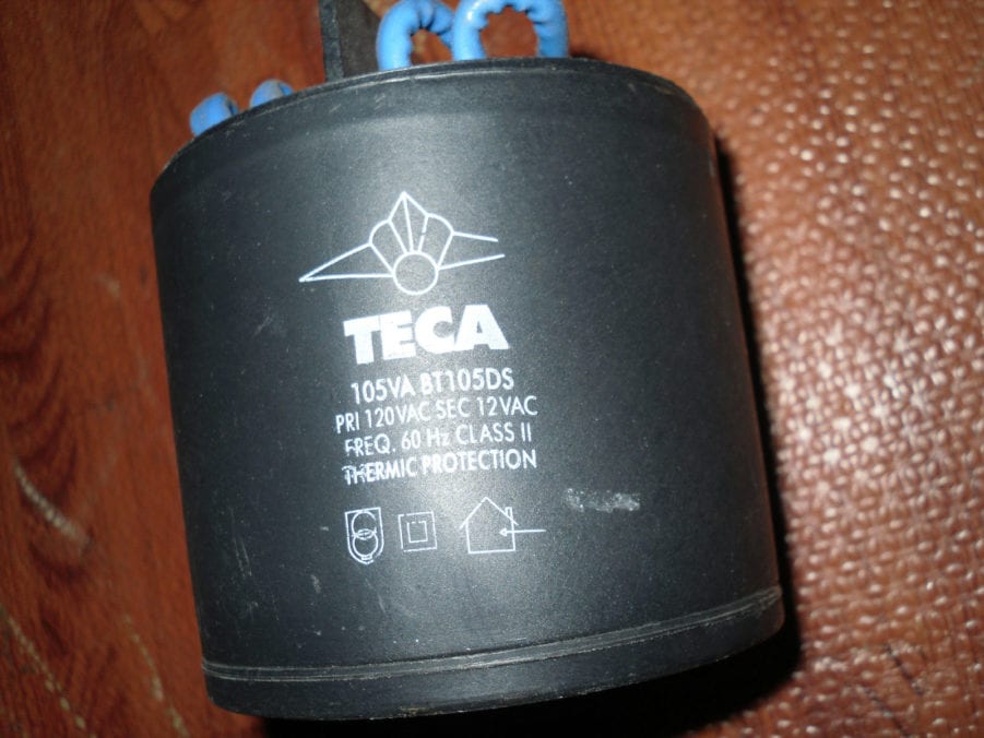 Teca BT105DS /24 Marine Boat Lighting Electrical Transformer 120/24V ...