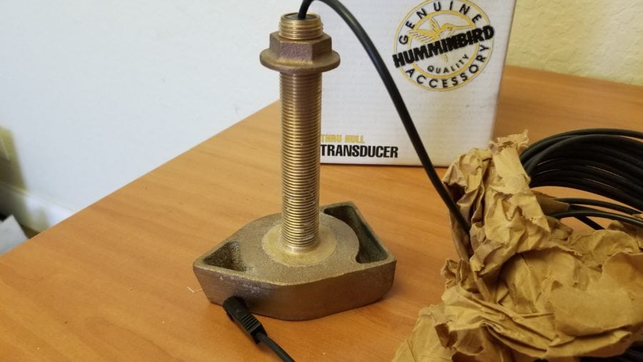 Humminbird NEW OLD STOCK Bronze Thru-Hull 2 Pin Transducer XTH-6-16 - Image 4