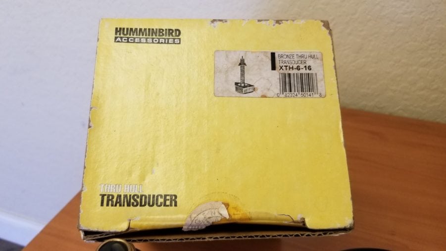 Humminbird NEW OLD STOCK Bronze Thru-Hull 2 Pin Transducer XTH-6-16 - Image 2