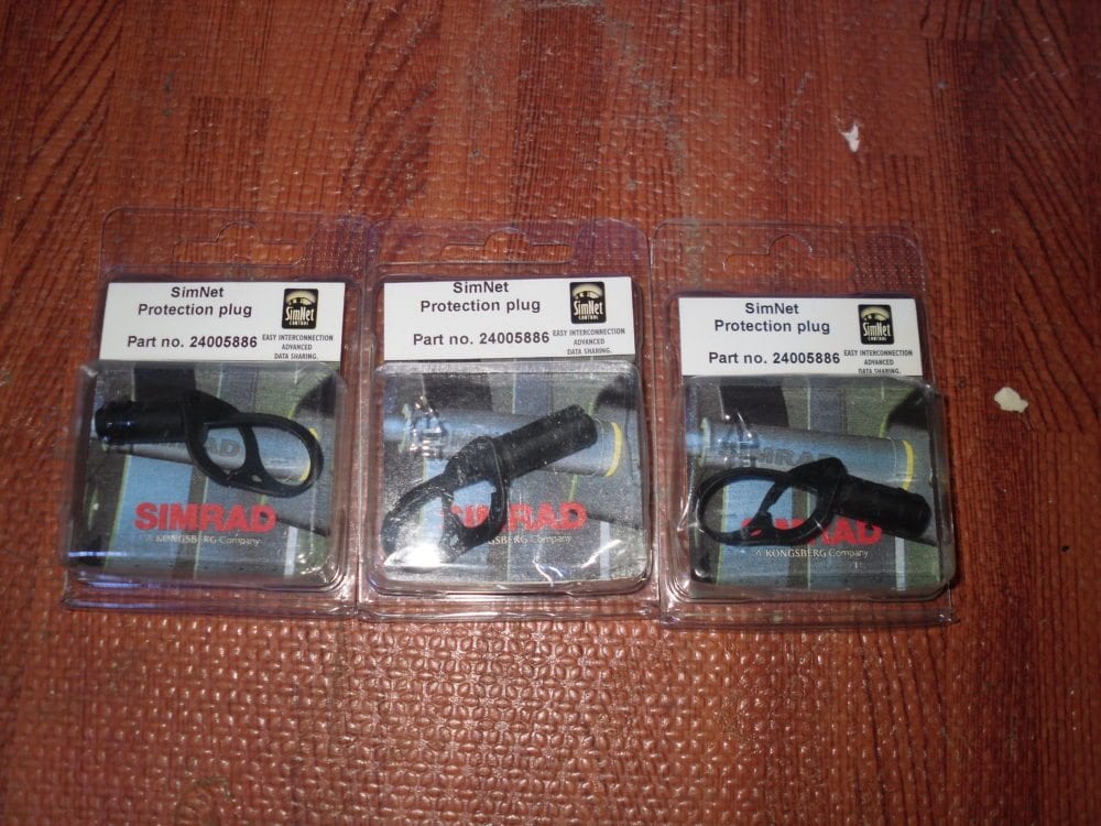 Simrad SIMNET PROTECTION PLUG LOT OF 3 - 24005886 - Also Works for ...