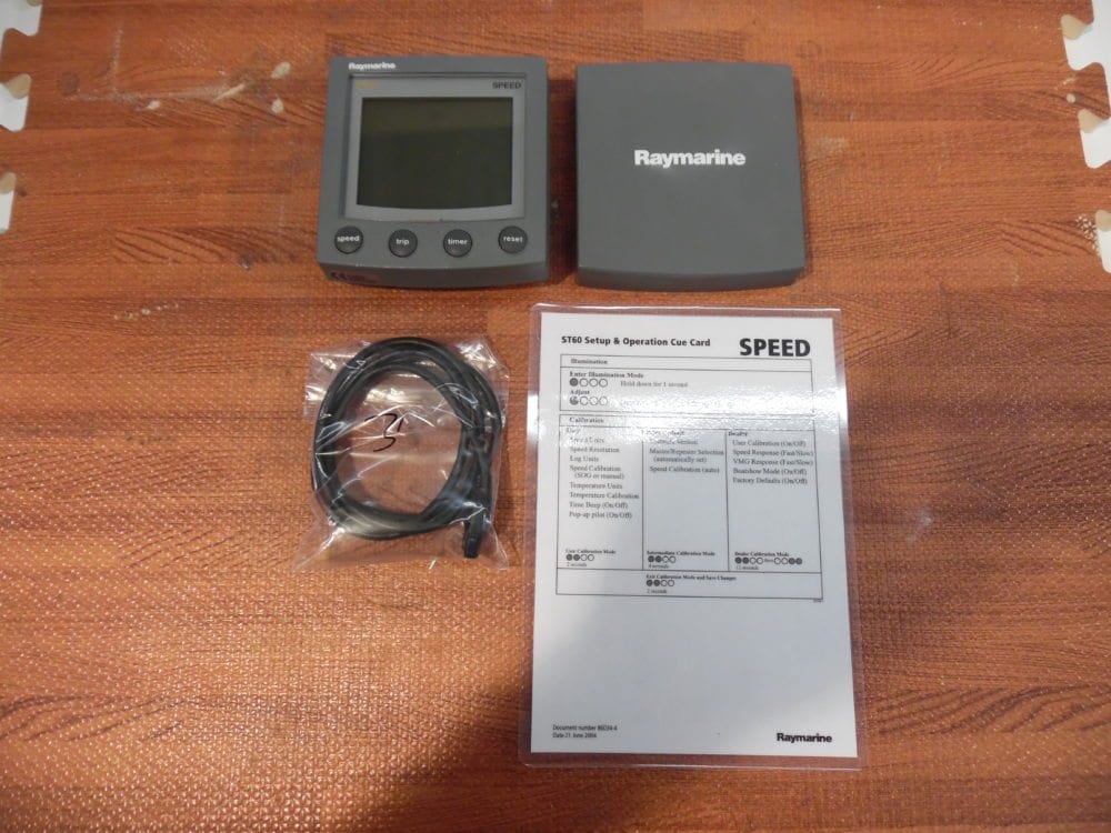 Raymarine ST60 Speed Display Head & Accessories - Great Condition ...