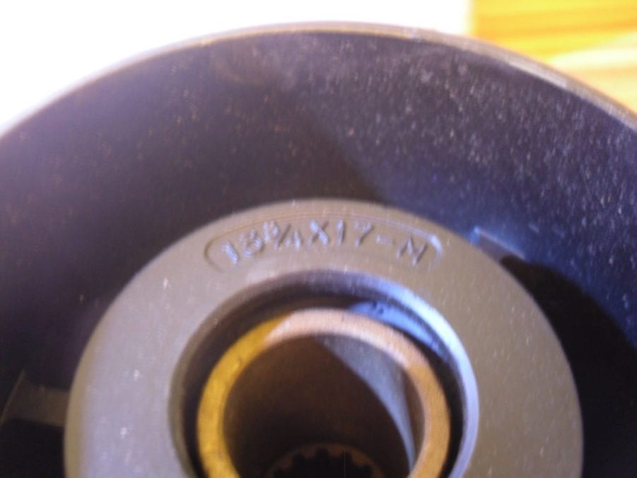 Yamaha LEFT & RIGHT PROPELLER SET 17M 17ML 17 Pitch Counter Standard 3 x 13 3/4 - Image 7