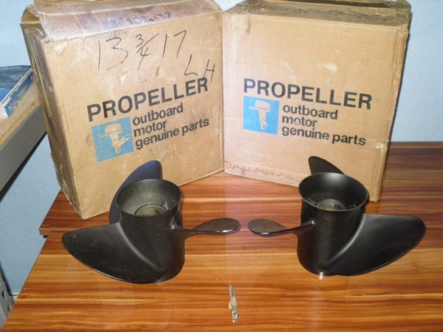 Yamaha LEFT & RIGHT PROPELLER SET 17M 17ML 17 Pitch Counter Standard 3 x 13 3/4
