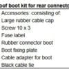 Furuno Waterproof Boot Kit for TZT14 TZT9 FP19-01701 001-166-230-00 *NEW* - Image 5