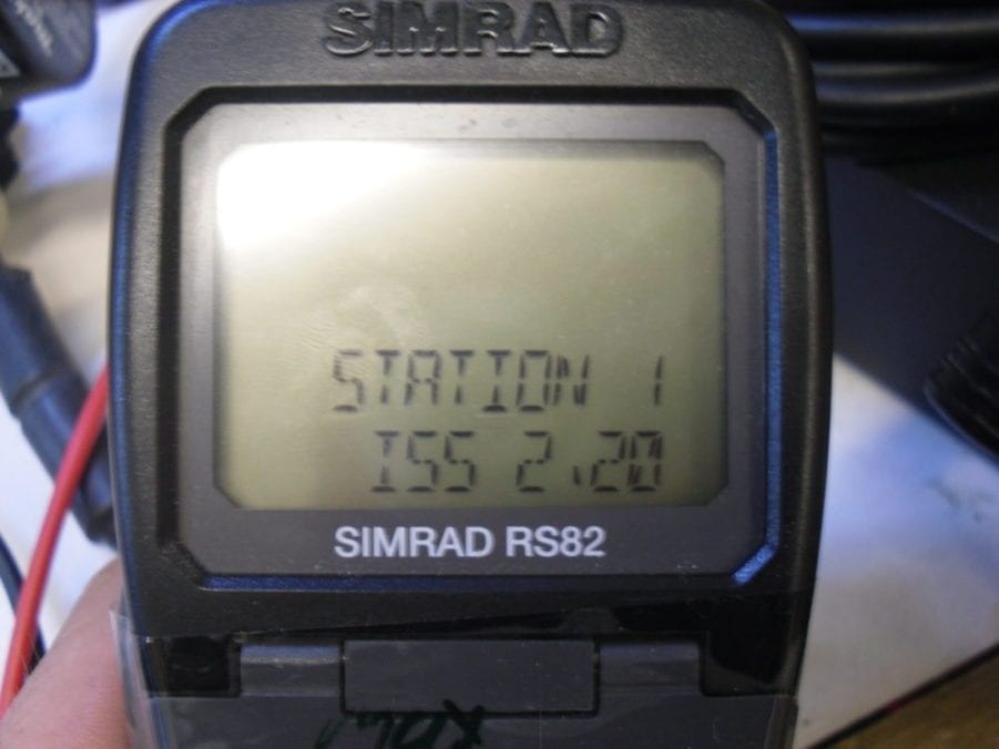 SIMRAD RS82 Marine VHF Radio Handset - MIC CORD OK! - Image 3