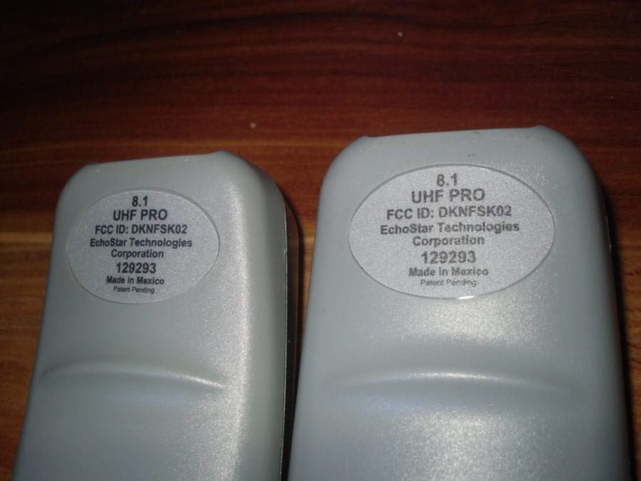 Dish Network IR to UHF PRO 8.1 Remote LOT OF 2 129293 - Image 4