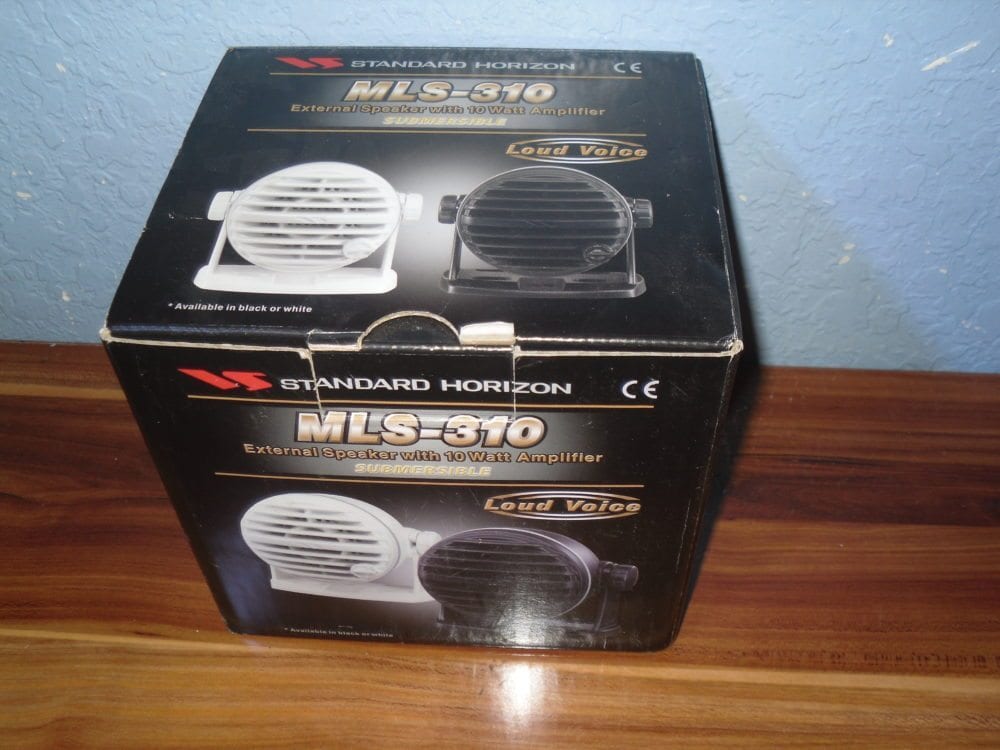 Standard Horizon MLS310 White VHF External Speaker NEW IN BOX Max