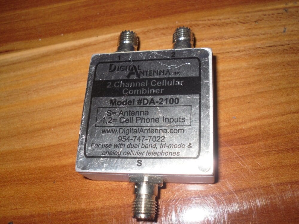 Digital Antenna DA-2100 2 Channel Cellular Combiner for Yagi Antenna ...