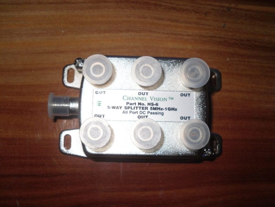 Channel Vision HS-6 PCB Based 6-Way Splitter Combiner - NEW - 5MHz - 1GHz
