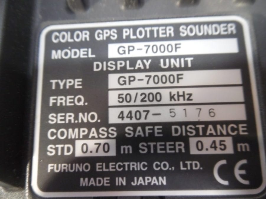 Furuno GP-7000F Sounder/GPS Chartplotter/Fishfinder CLEAN DISPLAY- w/ Sun Cover - Image 12