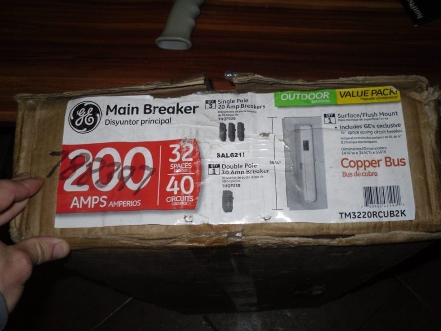 GE General Electric TM3220RCUB2K Main Circuit Breaker Outdoor 200a 32 Space 40 - Image 2