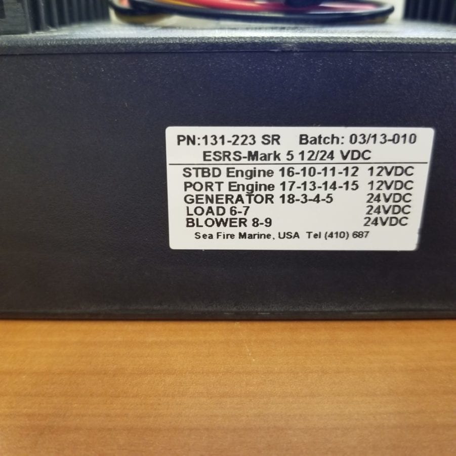Sea-Fire Fire Suppression System Monitor & Shutdown 131-411 ESRS-MARK V SR NEW - Image 7