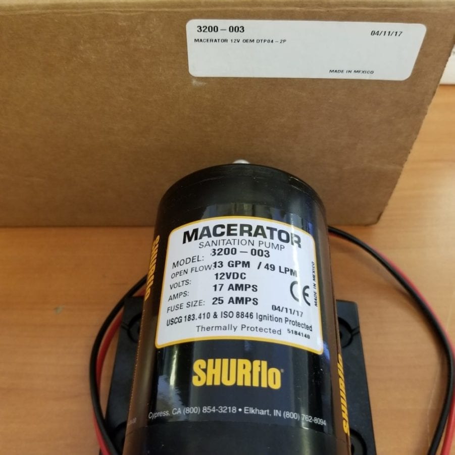 SHURflo 3200 Macerator Pump 3200-003 13GPM 12VDC - NEW - Image 3
