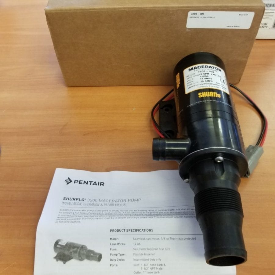 SHURflo 3200 Macerator Pump 3200-003 13GPM 12VDC - NEW