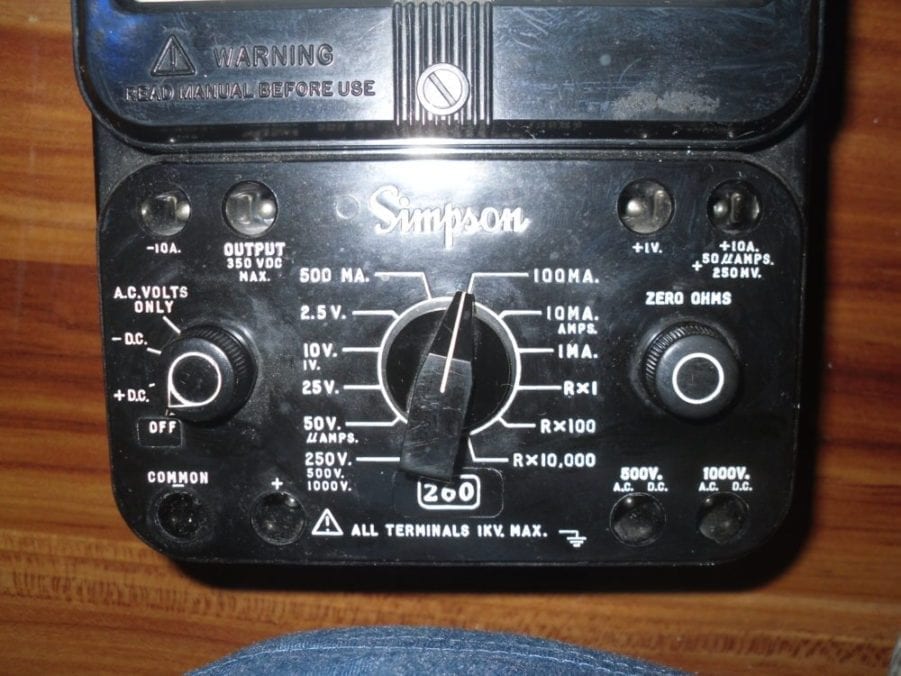Simpson 260 Series 8 Volt - Ohm - Millimeter - Excellent Condition - Image 5