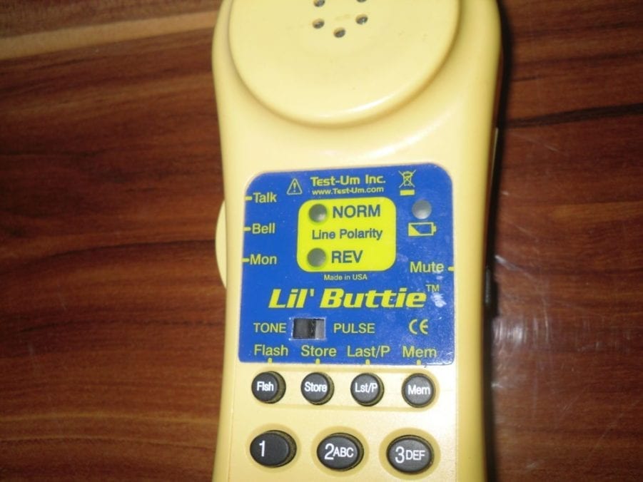 Test-Um Lil' Buttie TELEPHONE TEST BUTT SET - Model 390 - Working Cond - Image 3