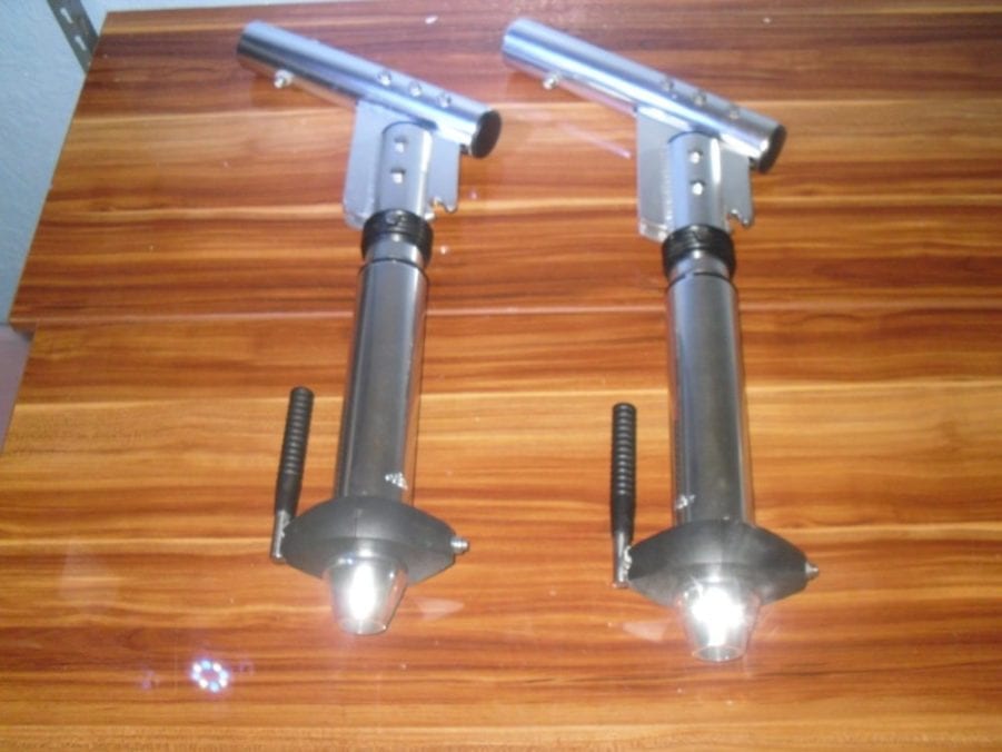 Lee's Sidewinder Outrigger Bases - 1 5/8" Lay Down Weld In, Never Installed - Image 6