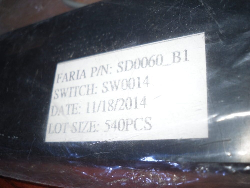 TH MARINE ATLAS JACK PLATE INDICATOR SENSOR SD0060_B1 SW0014 - NEW ...