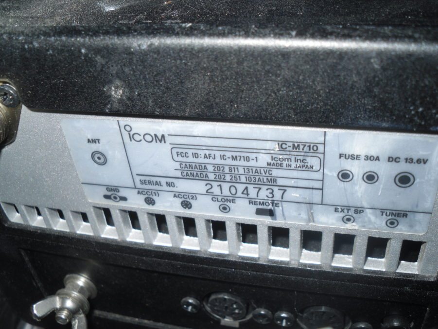 Icom SSB Single Sideband Radio IC-M710 AT-130 Auto Tuner Lot NO RESERVE - Image 10