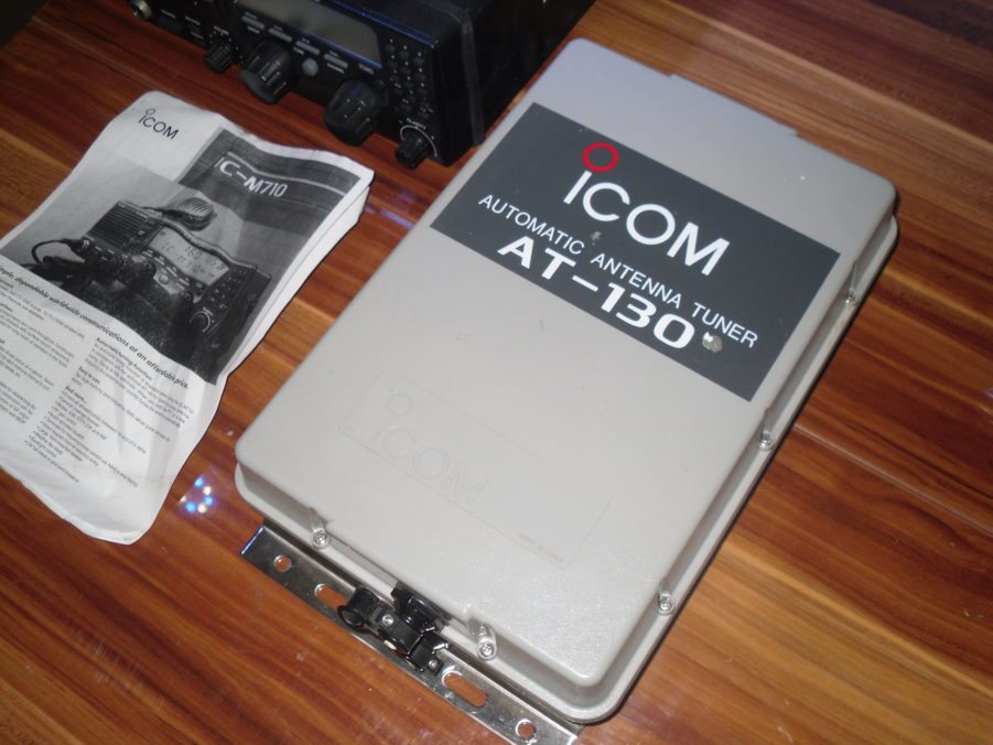 Icom SSB Single Sideband Radio IC-M710 AT-130 Auto Tuner Lot NO RESERVE - Image 3