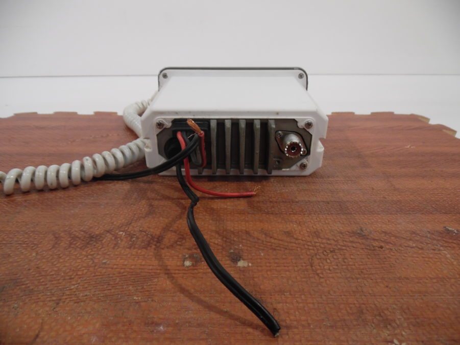 Icom IC-M422 White VHF Marine Transceiver w/ Attached Mic - Good Cond - Image 8