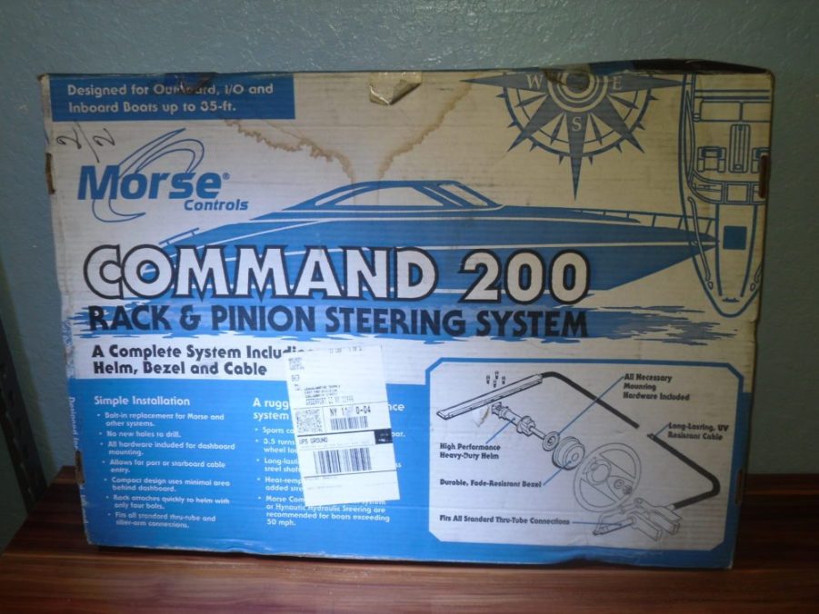 Morse Teleflex Rack and Pinion Steering System NEW IN BOX COMMAND 200 - 8 Ft.
