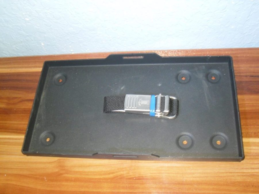 R & R Marine Aluminum Metal Boat Battery Tray for GROUP 31 w/Strap - NEW