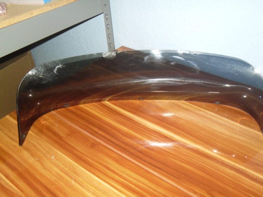 Maverick Smoked Plexiglass Boat Windshield - 23.25" Inner Width - Image 3