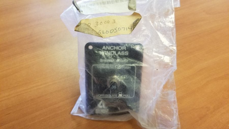 Simpson Lawrence NEW 35 Amp Breaker Isolator for Windlass W23-X1A1G-35