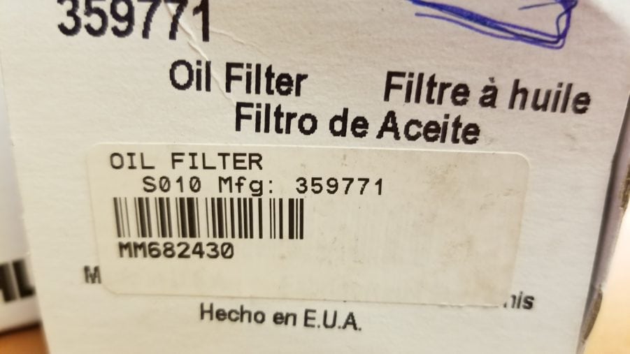 Genuine Kohler Oil Filter - Lot of 2 - 359771 OEM - Image 4