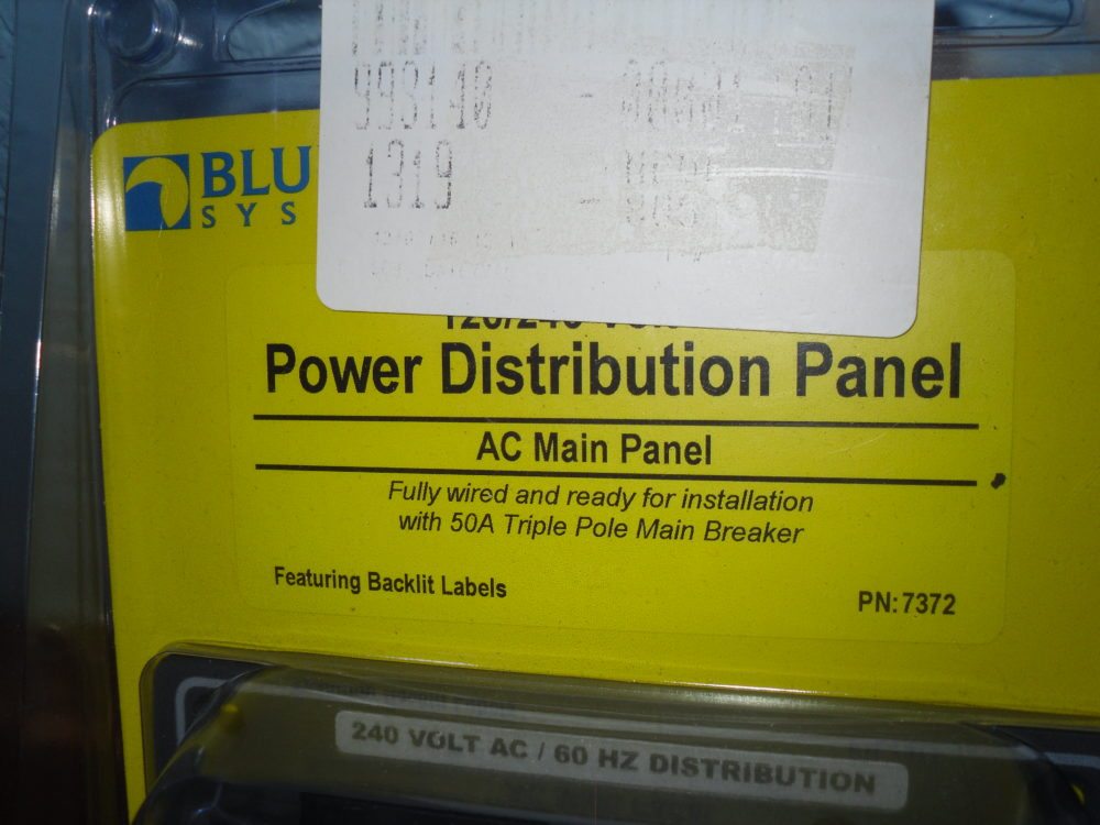 Blue Sea 7372 – Pannello Elettrico Principale 120/240 VAC – 50A Con Indicatore Led