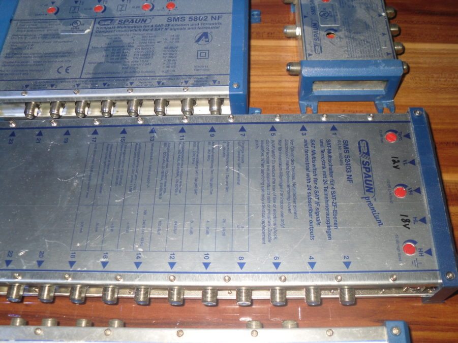 Spaun LOT OF 5 Multiswitch - DMS 51202 SMS 52403 NF 2x 5802 NF 3403 NFI - Image 4