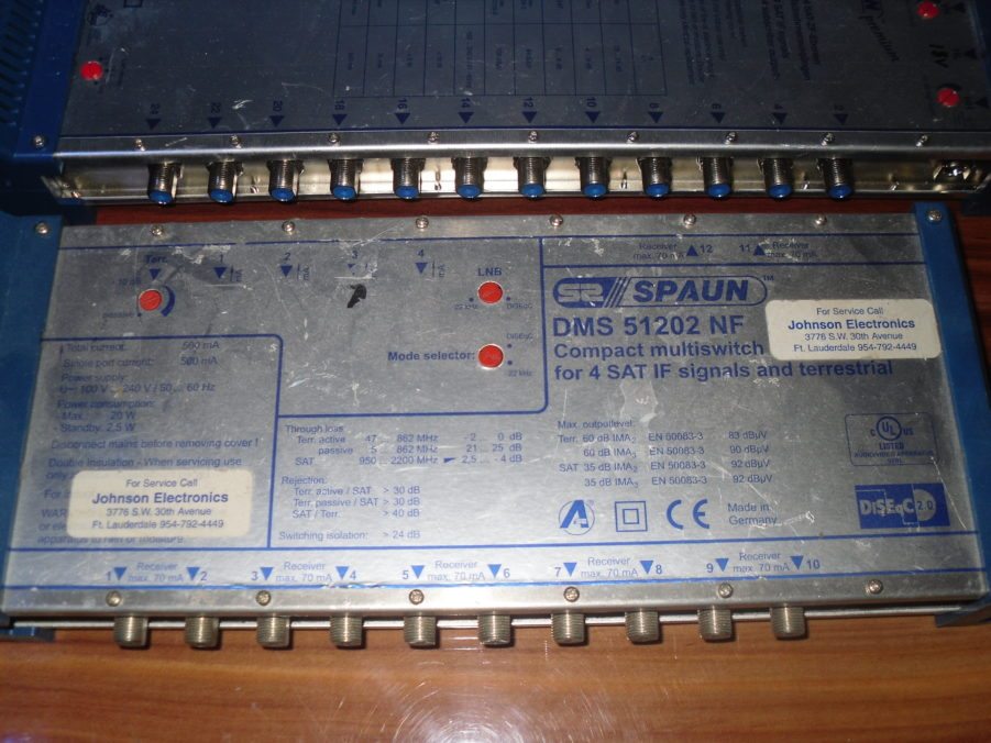Spaun LOT OF 5 Multiswitch - DMS 51202 SMS 52403 NF 2x 5802 NF 3403 NFI - Image 3