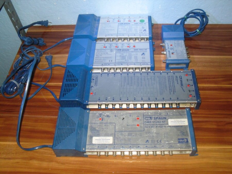 Spaun LOT OF 5 Multiswitch - DMS 51202 SMS 52403 NF 2x 5802 NF 3403 NFI