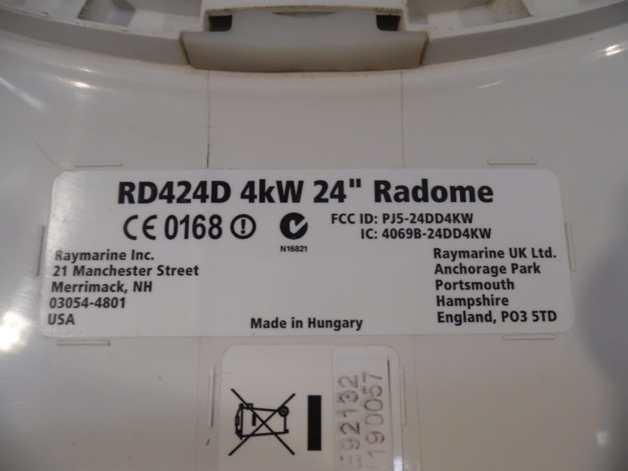Raymarine RD424D 4KW Digital Radar Tested Working Order - E92131 - 90 Day Warr - Image 13