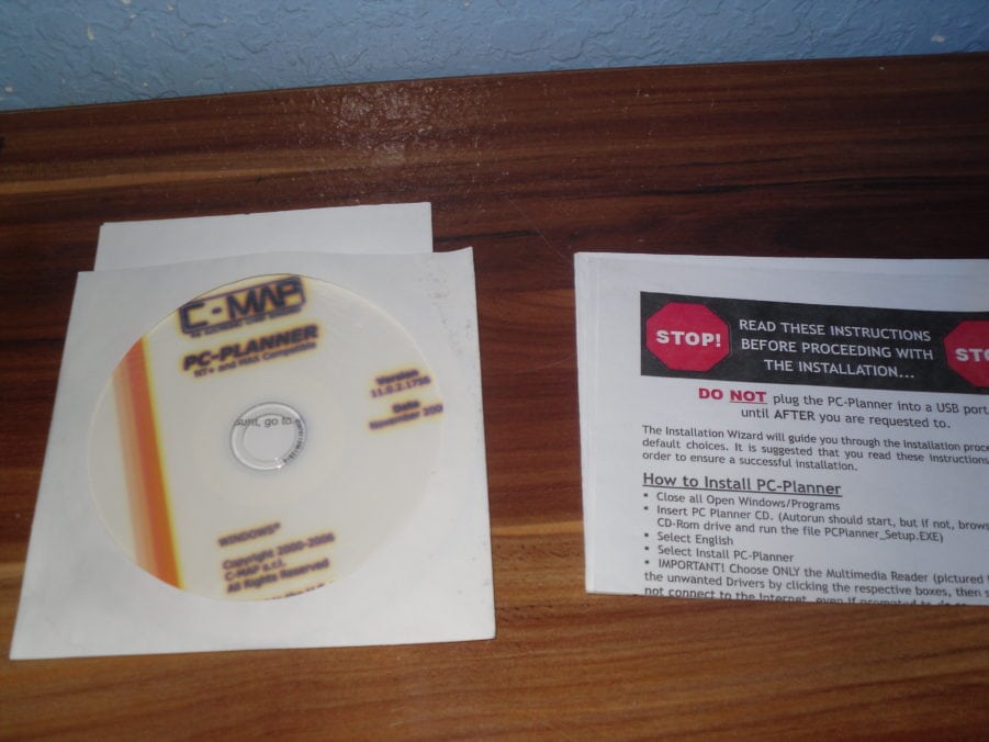 Jeppeson C-Map USB C-Card NT NT+ Link Card Multimedia Reader w/Data Card - Image 2