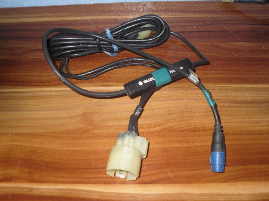Suzuki SMIS Engine Interface Cable w/ K8 Connector 990C0-88149 BLUE BL CONNECTOR