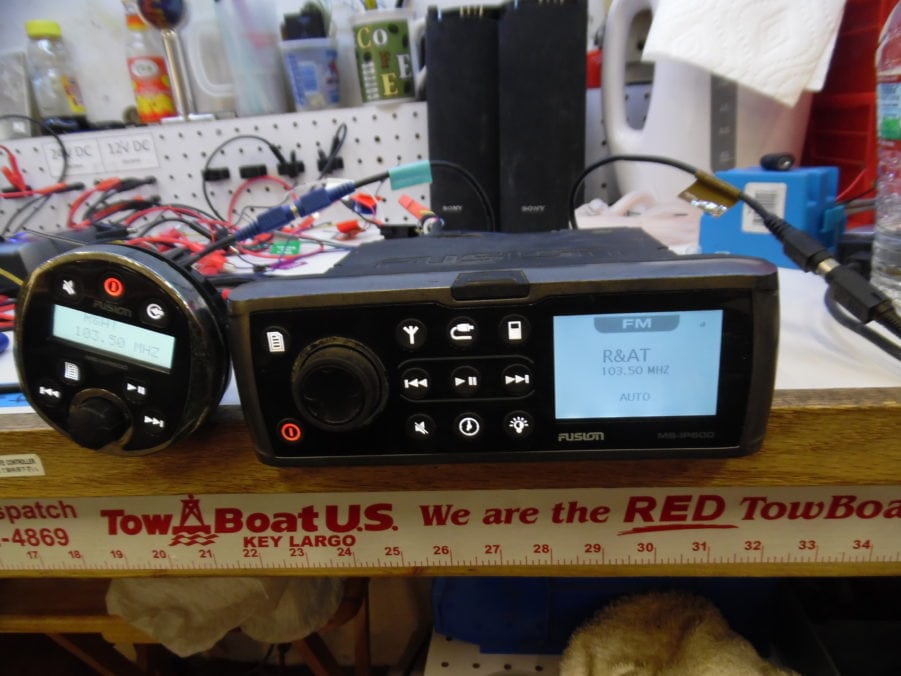 Fusion MSIP600 Marine Stereo Head Unit TESTED & FULLY WORKING Max Marine Electronics