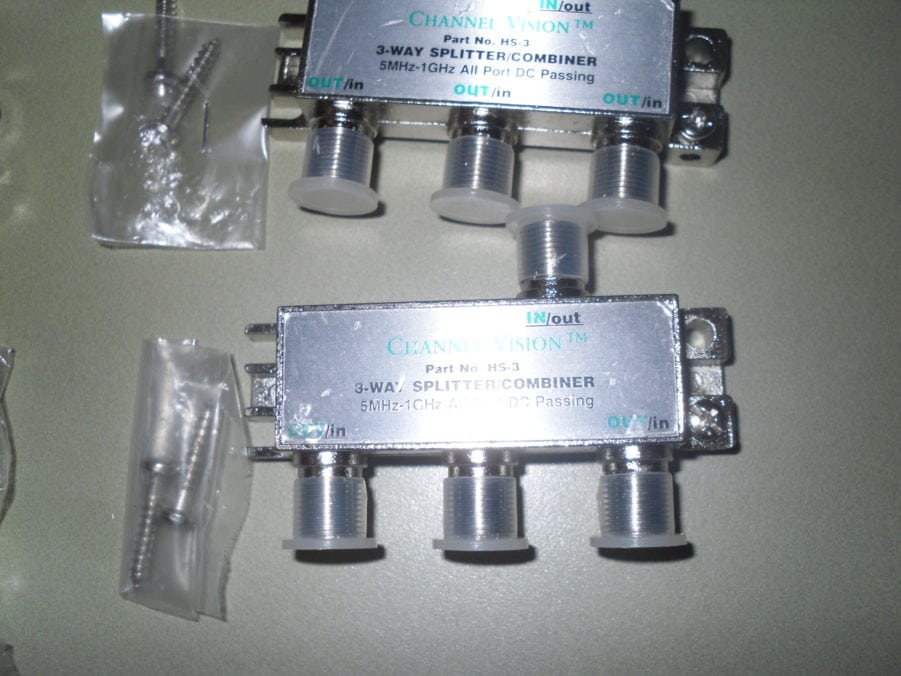 Cable Splitters 2-Way 3-Way - Channel Vision - HS-4 HS-3 SD SWMD2 Diplexer  Lot of 9 - Image 5