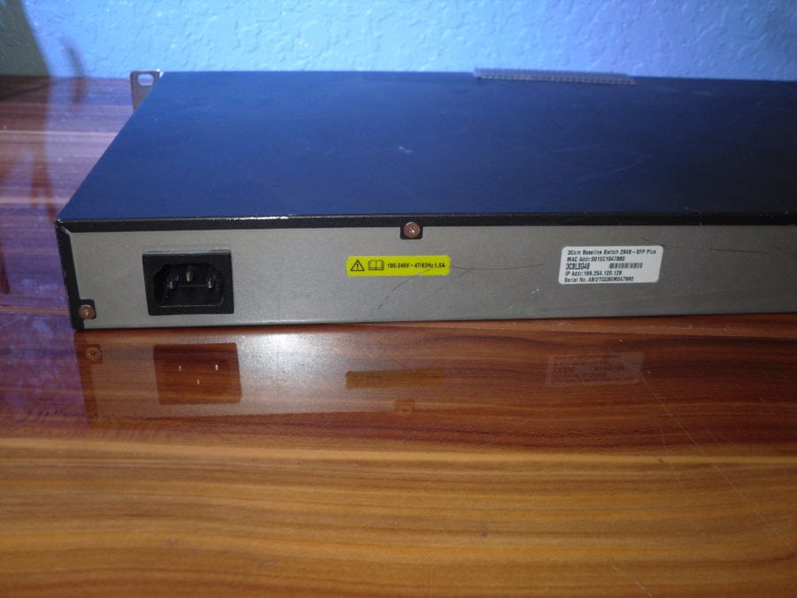 3COM 3CBLSG48 Switch 2948-SFP Plus 48-Port Gigabit Ethernet Switch - Image 7