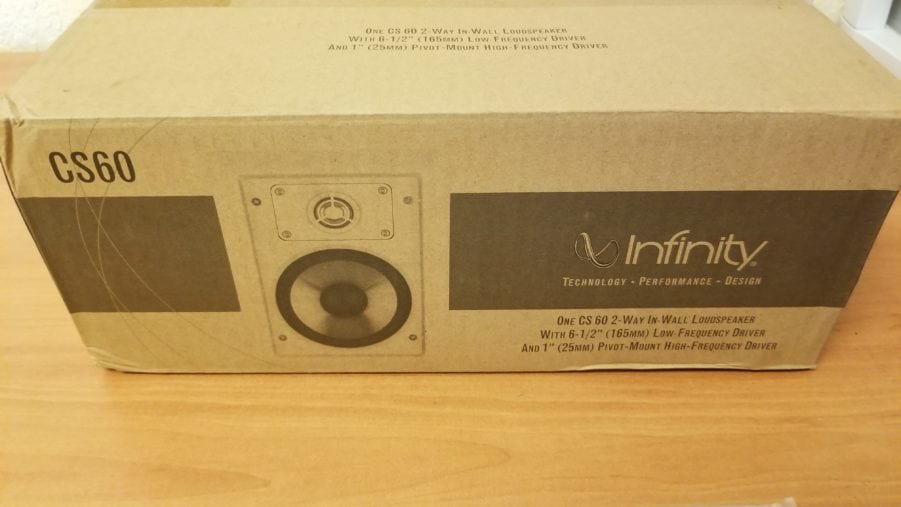 Infinity Speaker by Harman CS60 CS 60 - White 2-Way In-Wall Loudspeaker 6.5" - NEW - Image 4