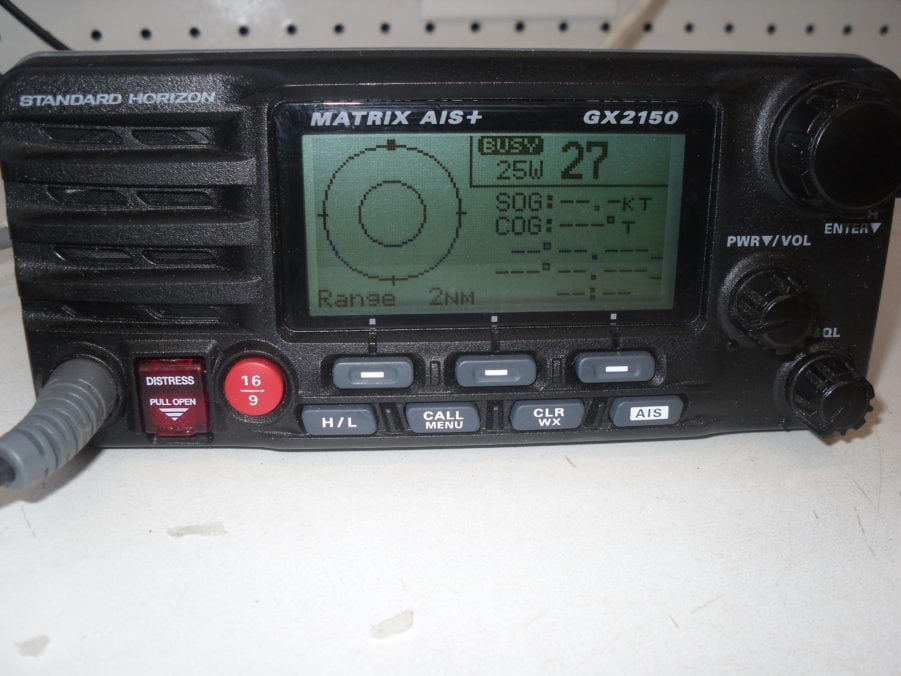 Standard Horizon GX2150 Matrix AIS+ VHF Marine Radio w/ Mic Tested