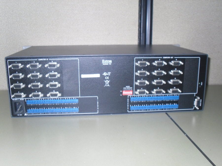 Extron MVX 1212 12x12 VGA Series Stereo Audio Matrix Switcher ADSP Inc. Pwr Cord - Image 7