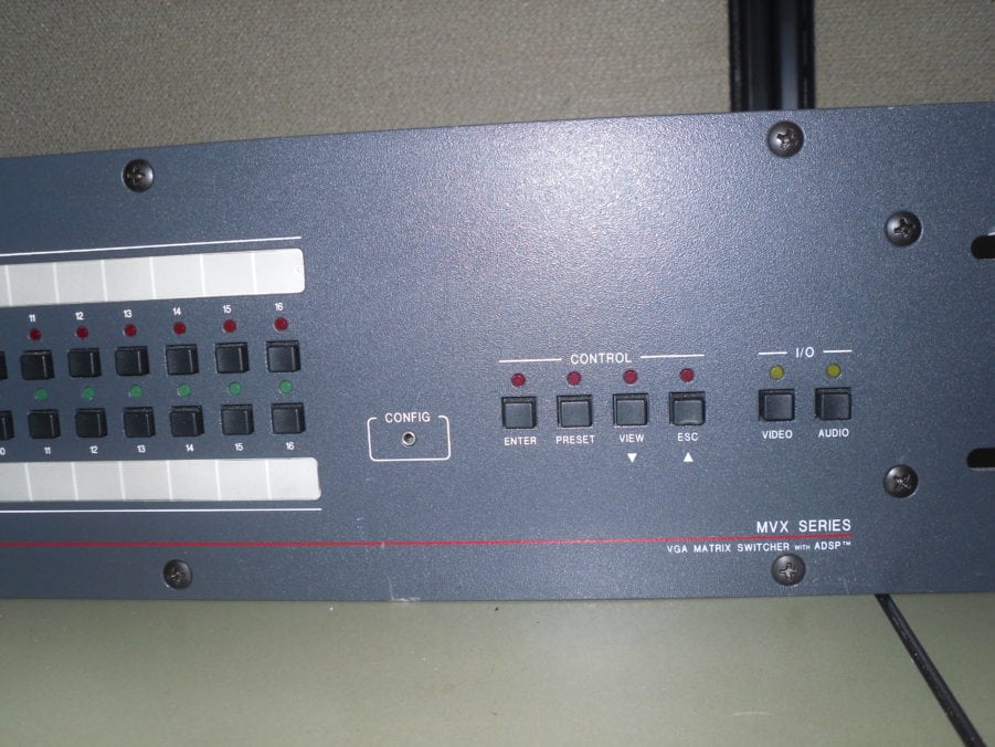 Extron MVX 1212 12x12 VGA Series Stereo Audio Matrix Switcher ADSP Inc. Pwr Cord - Image 5