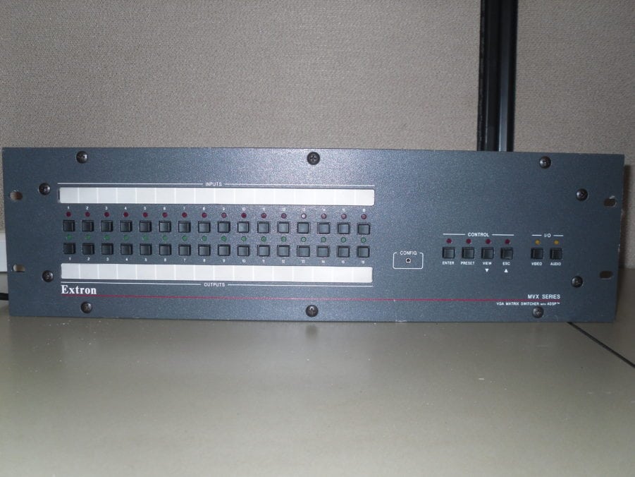 Extron MVX 1212 12x12 VGA Series Stereo Audio Matrix Switcher ADSP Inc. Pwr Cord - Image 3